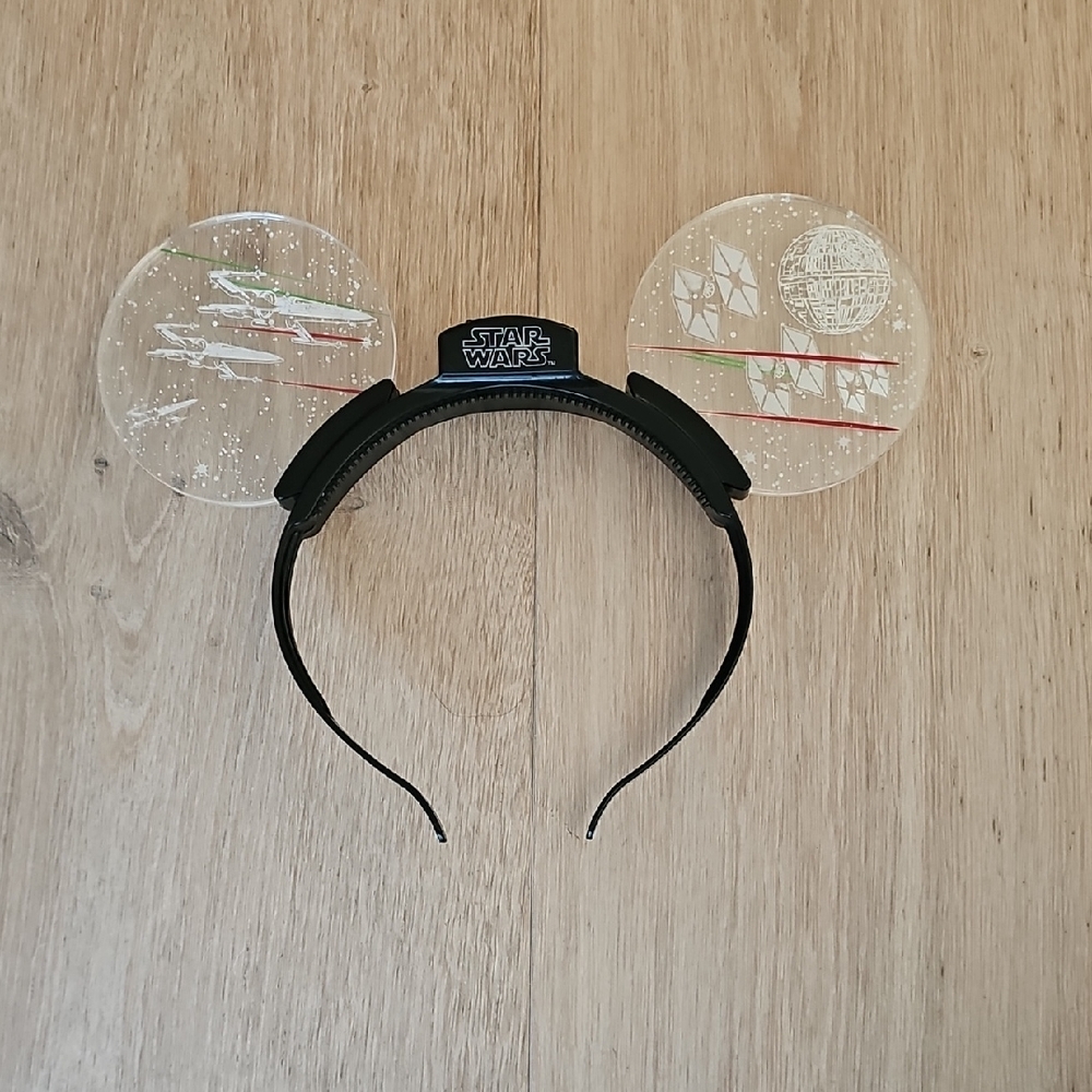 Disney Star Wars Headband with Clear Light Up Ears